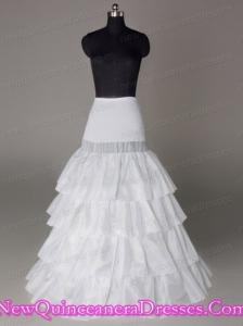 Four Layers Hot Selling Taffeta Floor-length Wedding Petticoat