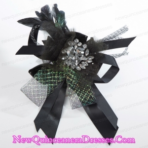 Luxirious Lace Feather and Rhinestone Fascinators For 2014