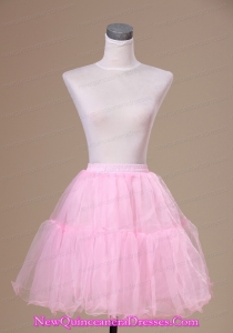 Mini-length Customize 2013 Baby Pink Petticoat