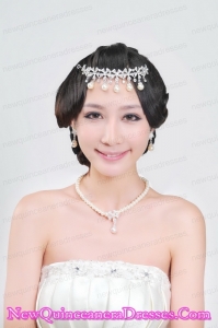 Beautiful Alloy With Rhinestone/Imitation Pearls Ladies Jewelry Sets