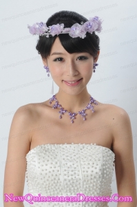 Alloy With Imitation Pearl Ladies Jewelry Sets