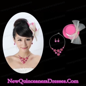 Shining Alloy With Rhinestone Ladies Jewelry Sets