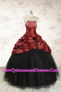 2015 Exclusive Ball Gown Multi-color Leopard Quinceanera Dress