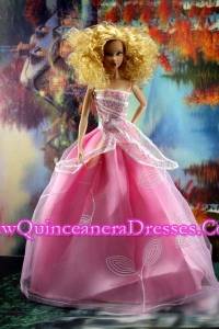 Pretty Pink Princess Dress For Barbie Doll