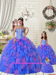 Organza Appliques Princesita Dress with Beading and Ruffles