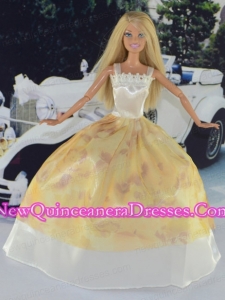 Pretty Handmade Dress Made to Fit the Barbie Doll