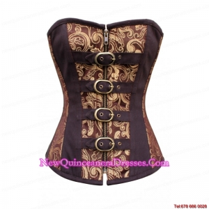 2015 Discount Brown Sweetheart Bridal Bustier