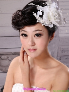 Tulle and Chiffon With Imitation Pearls Fascinators Pure Wedding and Outdoor