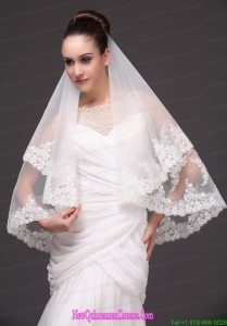 Lace Tulle Popular Bridal Veils For Wedding