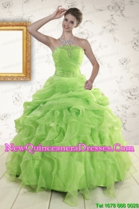 2015 New Style Quinceanera Dresses with Zebra and Ruffles