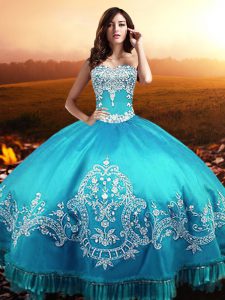 High Class Sleeveless Beading and Appliques Lace Up Sweet 16 Quinceanera Dress