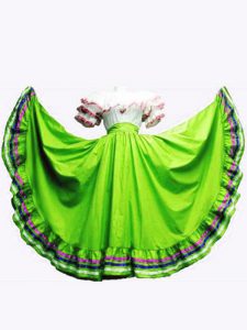 Best Floor Length Quinceanera Dress Taffeta Short Sleeves Ruffled Layers