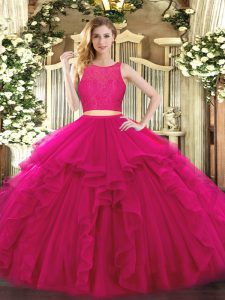 Sleeveless Ruffles Zipper Sweet 16 Quinceanera Dress