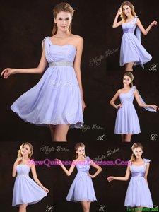 Unique Lavender Zipper Ruffles and Sequins and Ruching and Bowknot and Hand Made Flower Court Dresses for Sweet 16 Sleeveless