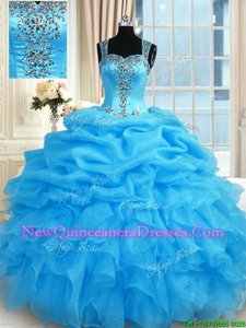 Popular Sleeveless Beading Zipper Ball Gown Prom Dress